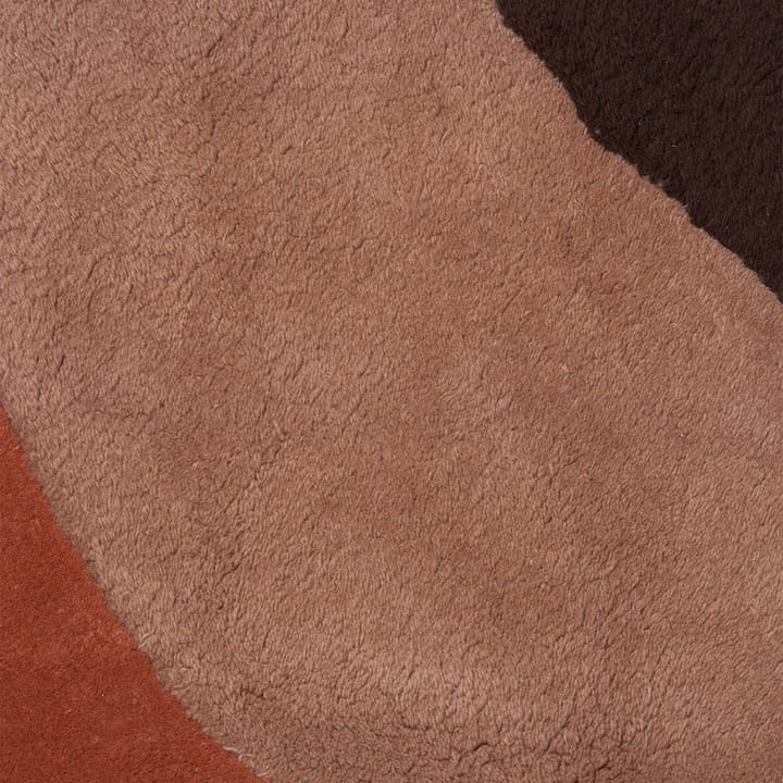 View vloerkleed 140x180 cm, Rood-bruin Ferm Living