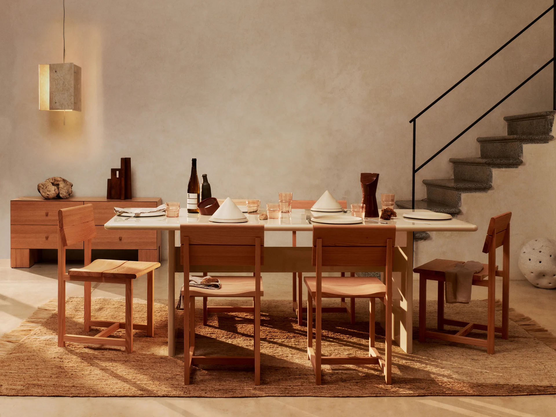 Visit dining chair stoel, Douglas spar Ferm Living