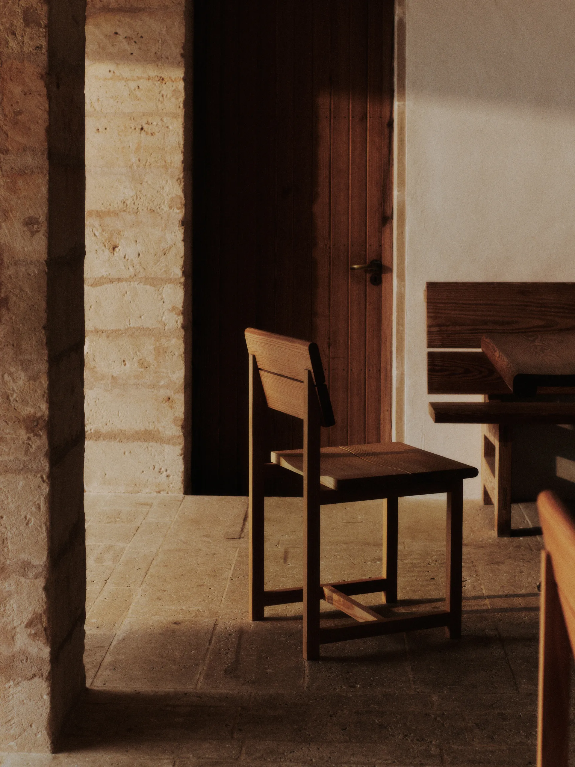Visit dining chair stoel, Douglas spar Ferm Living