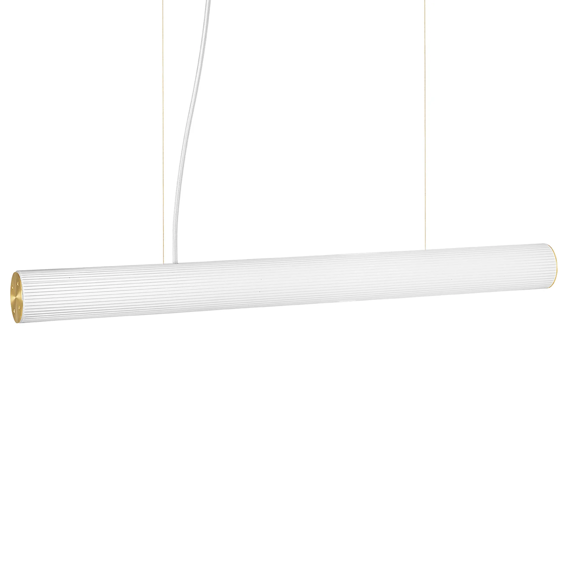 Vuelta hanglamp 100 cm, Wit-messing Ferm Living