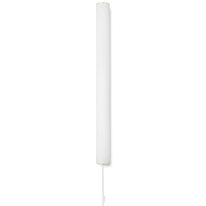 Vuelta wandlamp 100 cm, Wit-messing Ferm Living