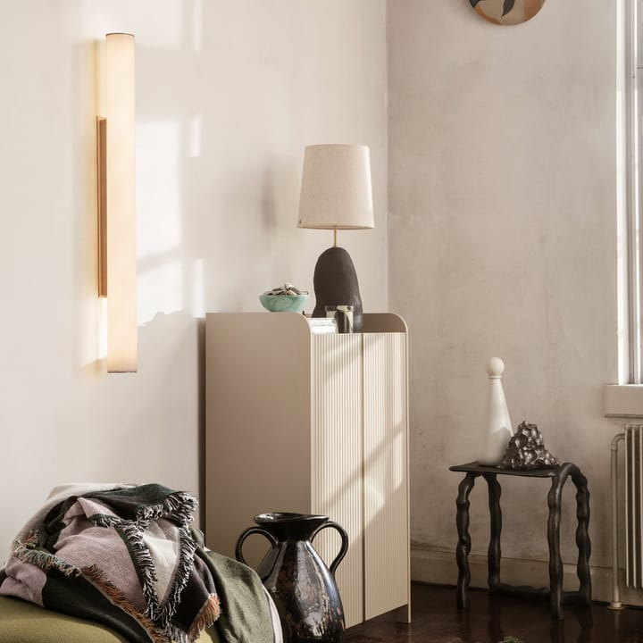 Vuelta wandlamp 100 cm, Wit-messing Ferm Living