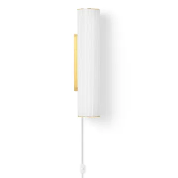 Vuelta wandlamp 40 cm - Wit-messing - Ferm Living
