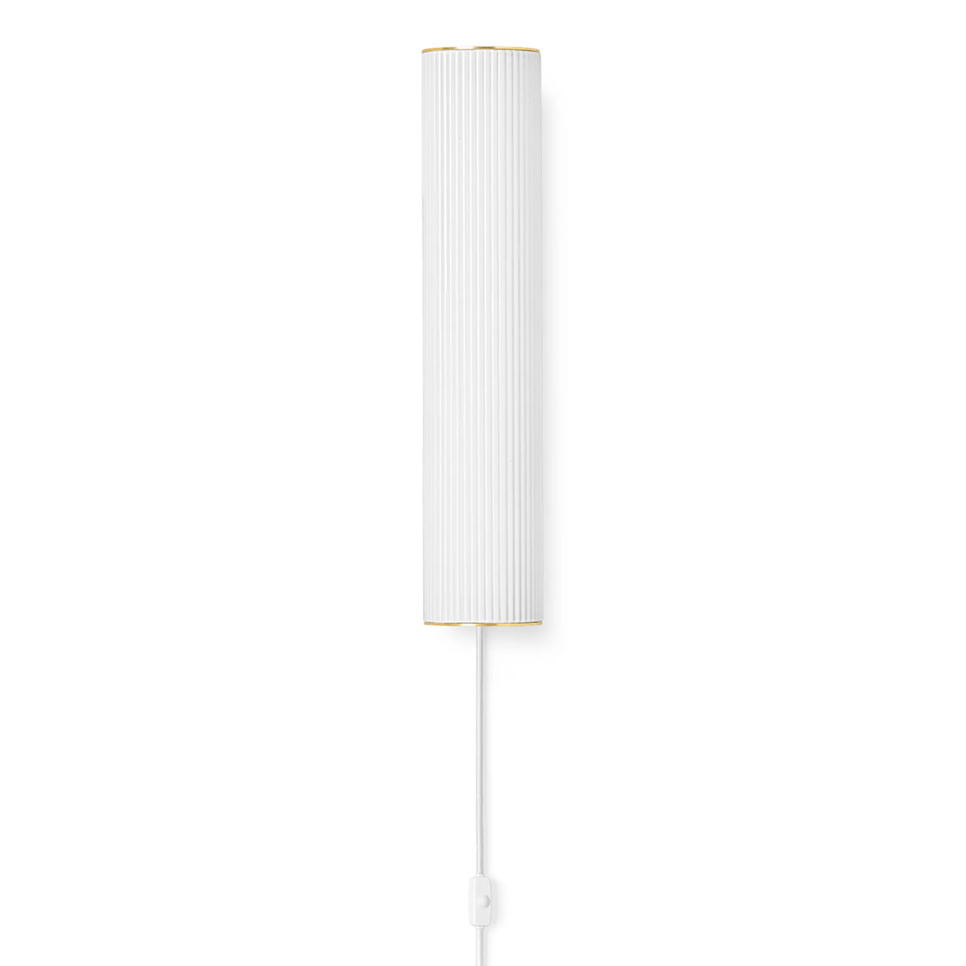 Vuelta wandlamp 40 cm, Wit-messing Ferm Living