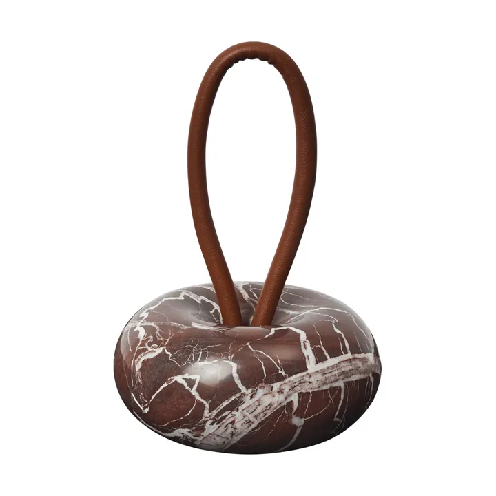 Wa deurstopper - Rosso Levanto marmor, Ø14 cm - Ferm Living