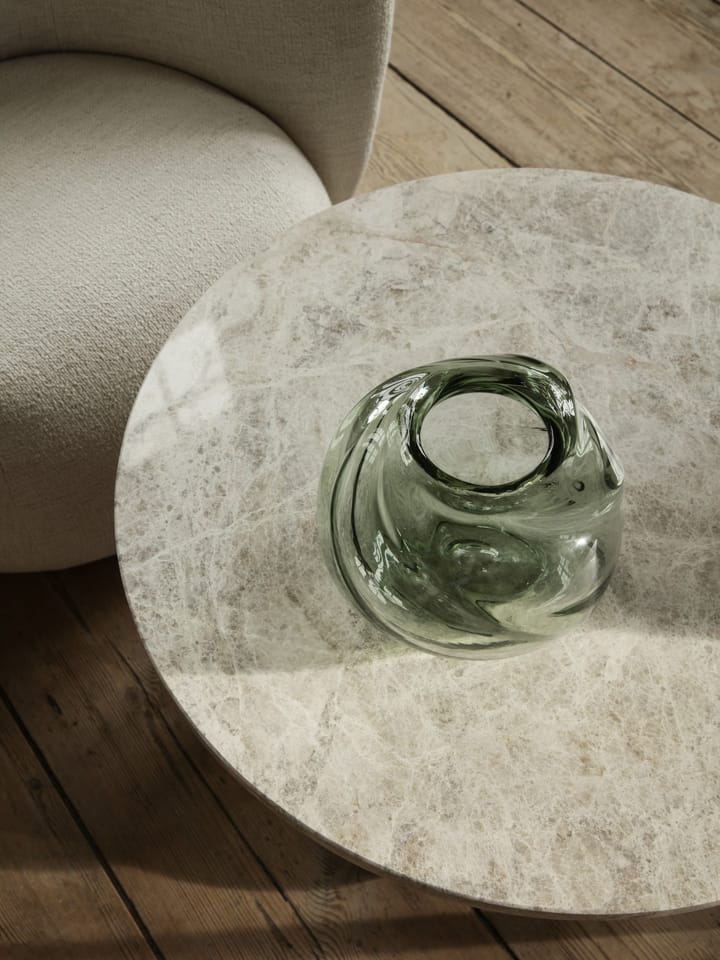 Water Swirl vaas rond Ø21 cm, Recycled glass Ferm Living