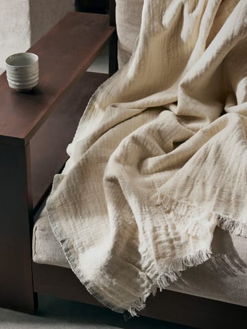 Weaver plaid 120x170 cm - Crèmekleurig - Ferm Living