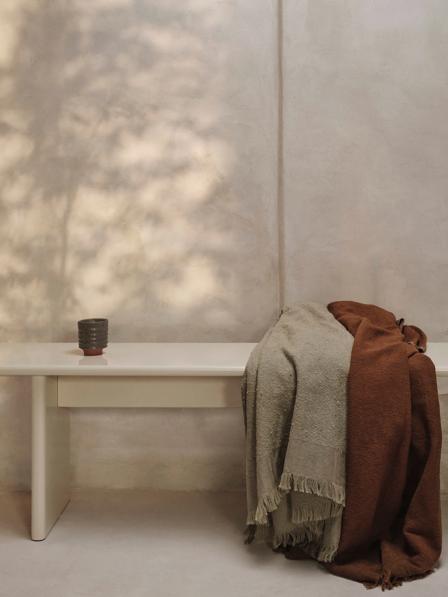 Weaver plaid 120x170 cm, Grey green Ferm Living