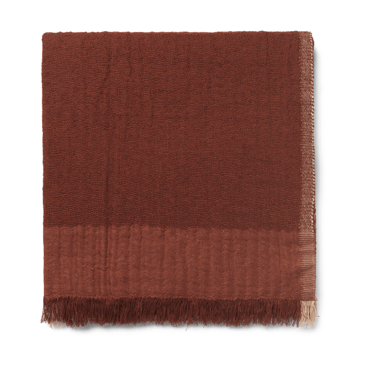 Weaver plaid 120x170 cm - Roodbruin - Ferm Living
