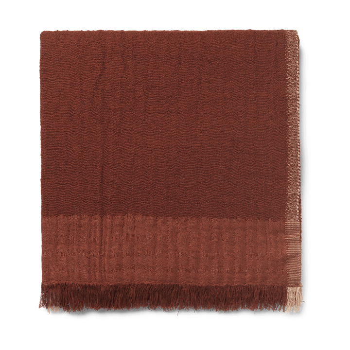 Weaver plaid 120x170 cm - Roodbruin - Ferm LIVING
