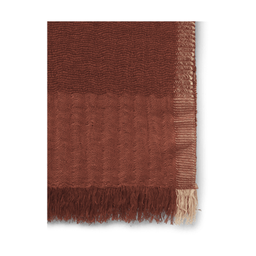 Weaver plaid 120x170 cm - Roodbruin - ferm LIVING