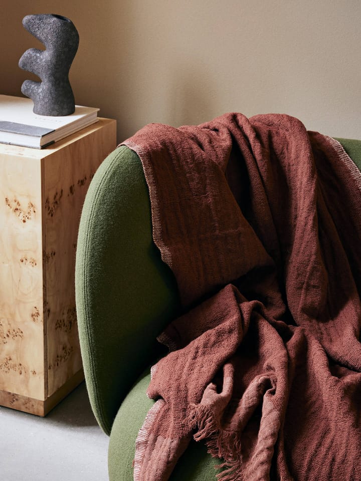 Weaver plaid 120x170 cm, Roodbruin Ferm Living