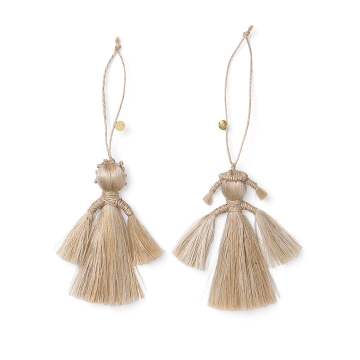 Wing angels kersthanger 9 cm 2-pack
 - Natural - Ferm Living