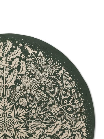 Winter Forest Tree kerstboomkleed - dark green - Ferm Living