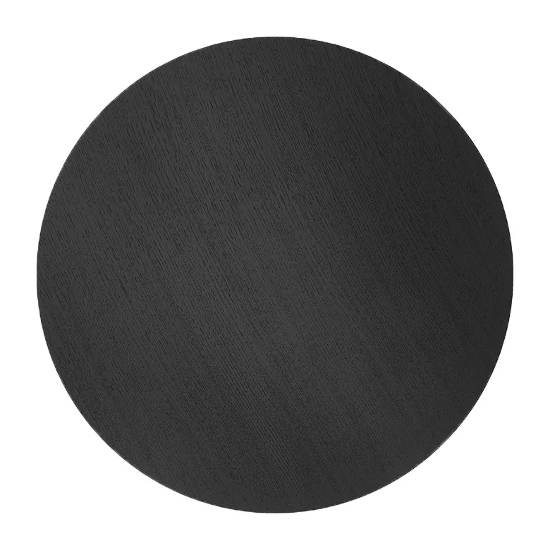 Wire basket deksel zwartgebeitst eiken, Large Ø60 cm Ferm Living