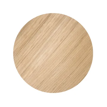 Wire mand deksel geolied eiken - klein Ø 40 cm - Ferm Living