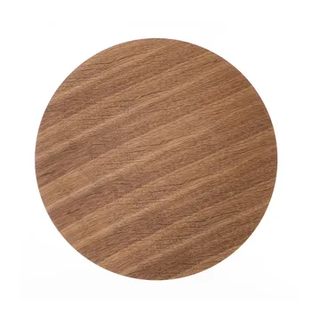 Wire mand deksel gerookt eiken - klein Ø 40 cm - Ferm Living