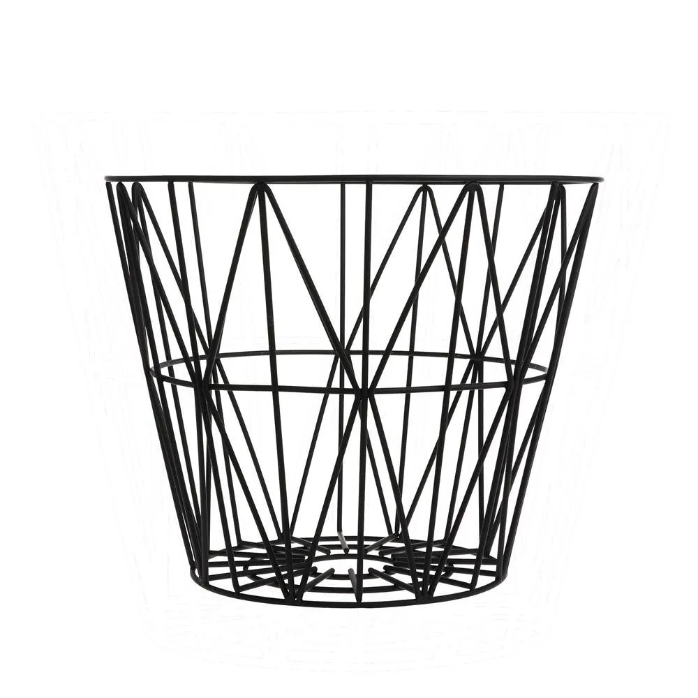 Wire mand zwart, klein Ferm Living