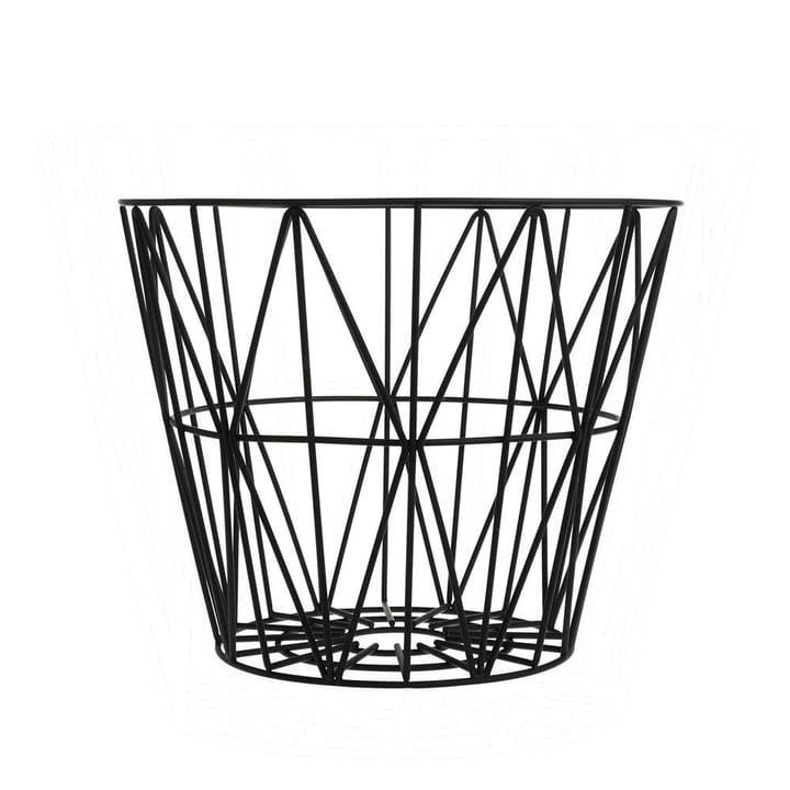 Wire mand zwart - klein - ferm LIVING