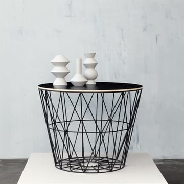 Wire mand zwart - middel - Ferm Living