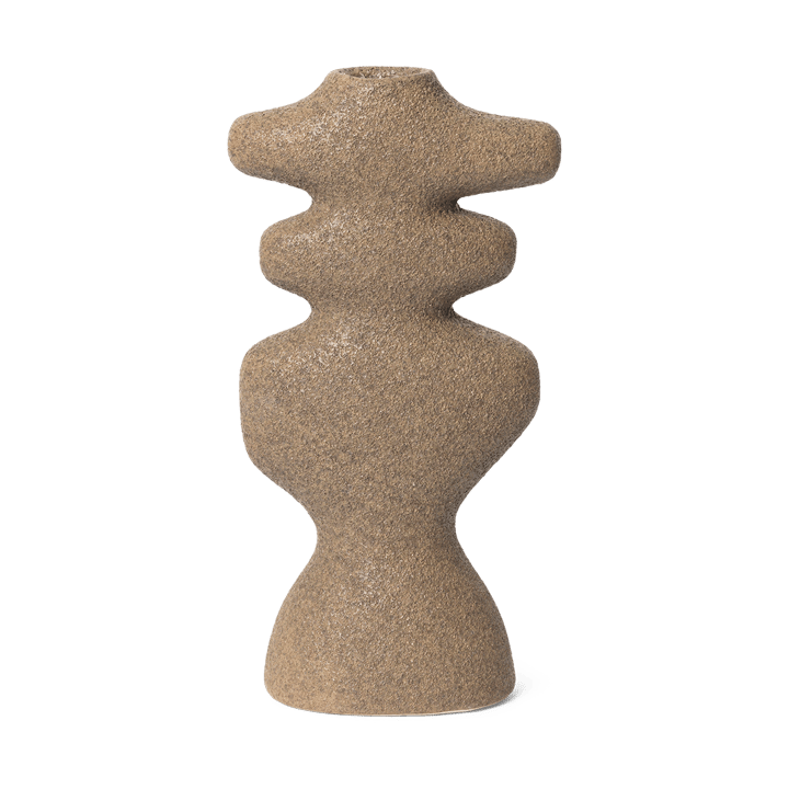 Yara kandelaar large - Donker zand - Ferm Living