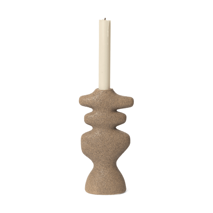 Yara kandelaar large, Donker zand Ferm Living