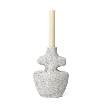 Yara kandelaar medium - Grijze Puimsteen - Ferm Living