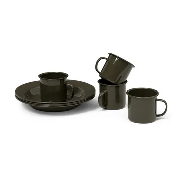 Yard Picnic servies picknick 8-delig - Olive Green - Ferm Living