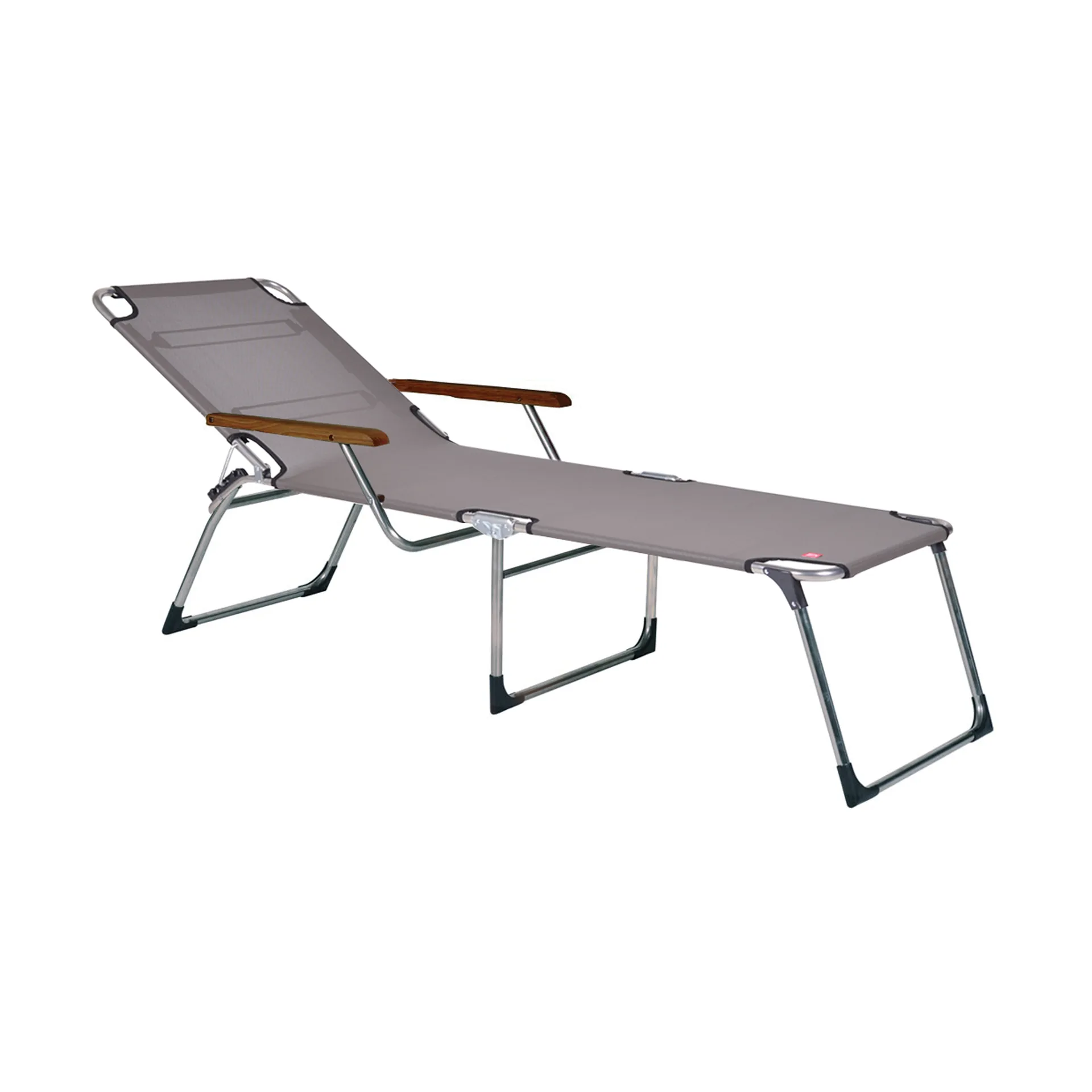 Fiam Amigo ligbed hoog met armleuningen Continente | Scandinavisch Interieur | Grijs