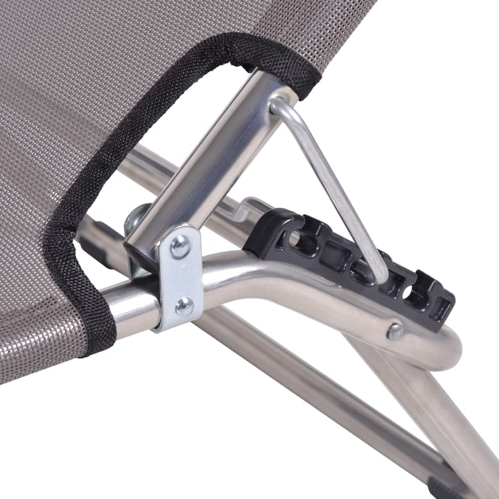 Amigo ligstoel, Stof continente-aluminiumstatief Fiam