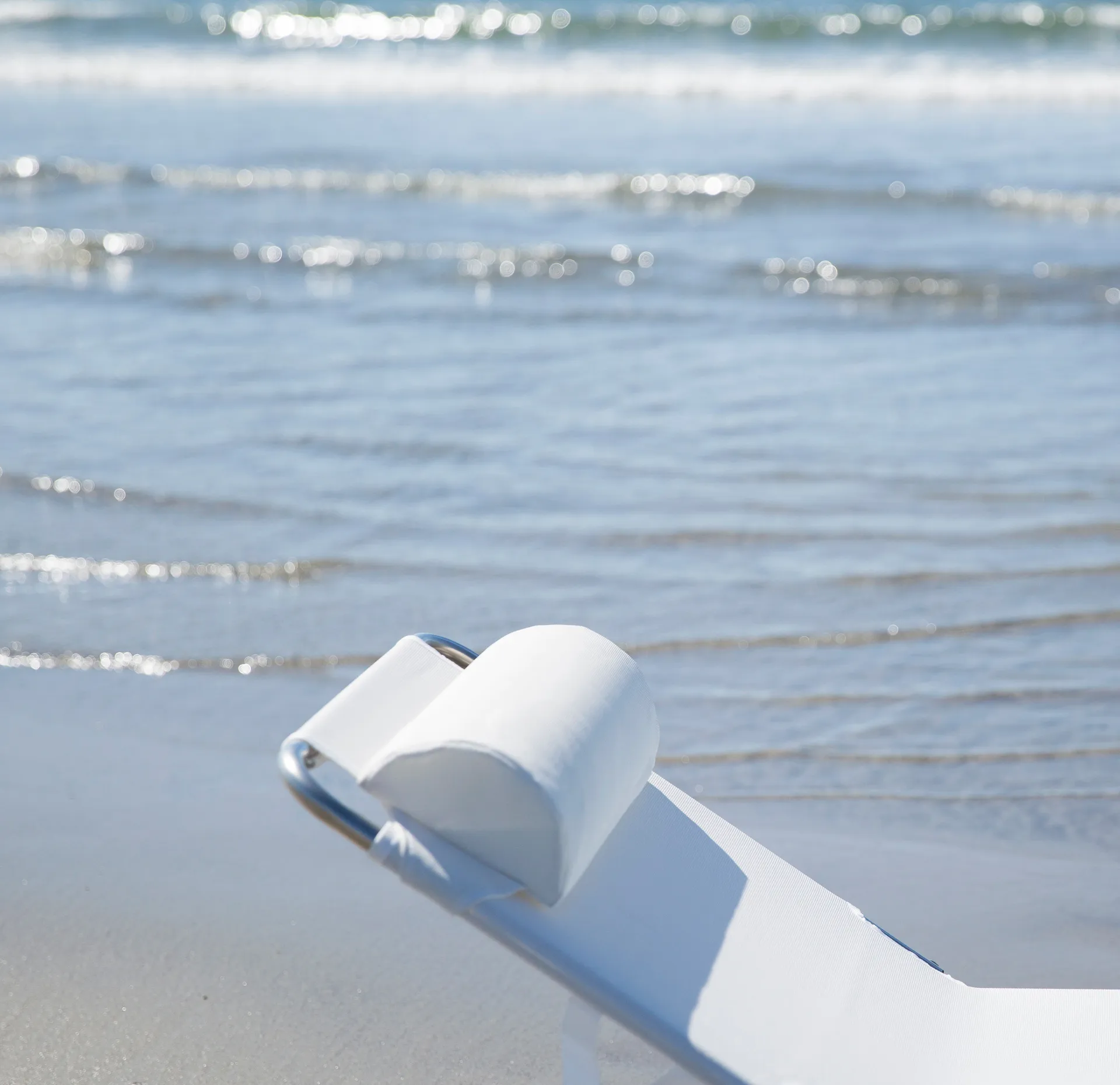 Amigo/Samba nekkussen, Stof textaline wit Fiam