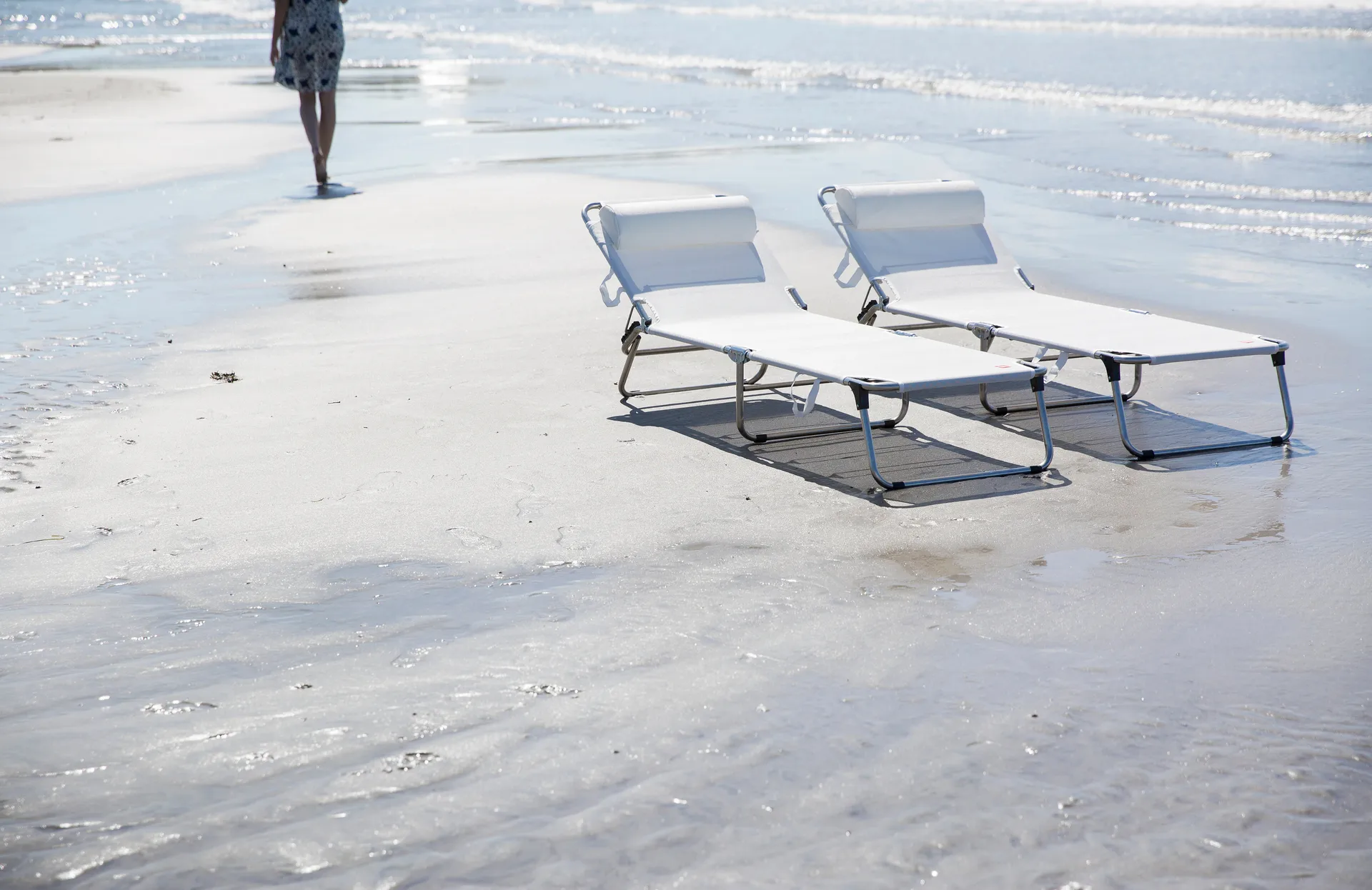 Amigo/Samba nekkussen, Stof textaline wit Fiam