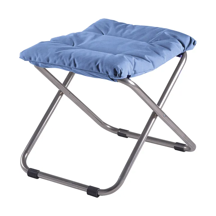 Chico Soft kruk - Light blue-beige supertex - Fiam