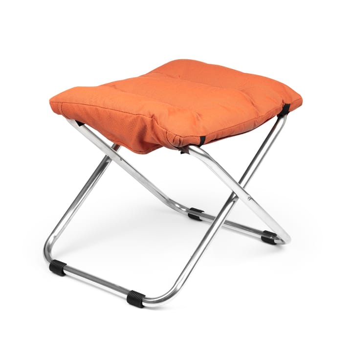 Chico Soft kruk - Oranje-aluminiumstatief - Fiam