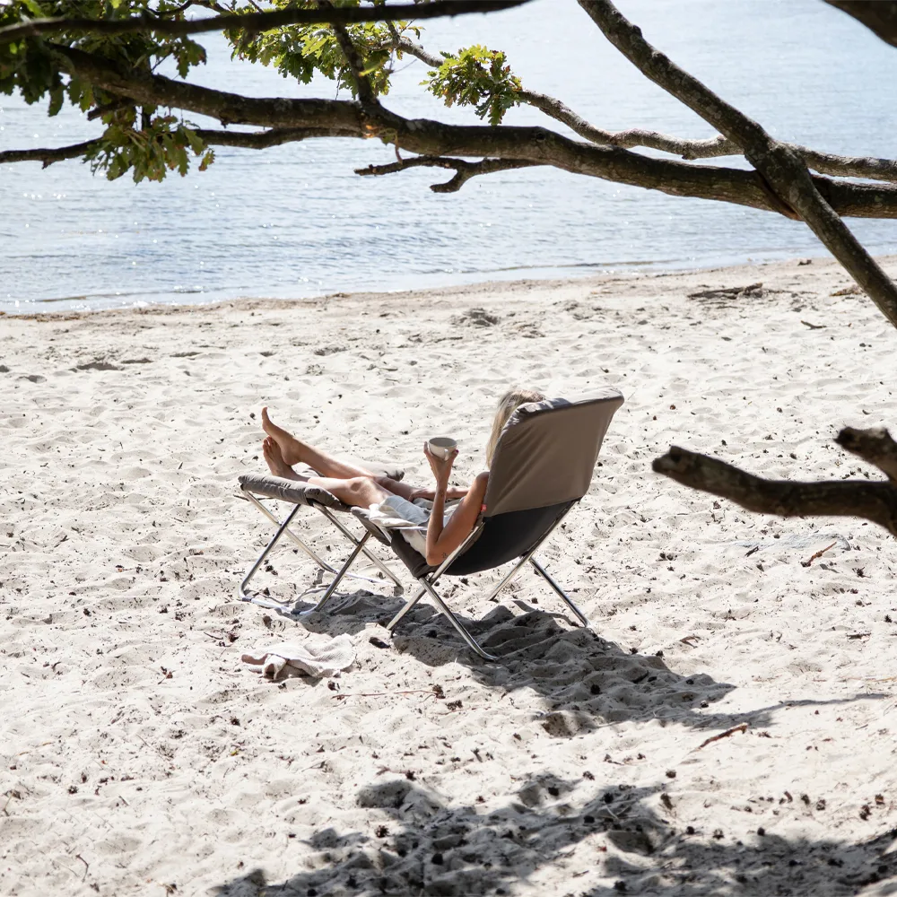 Chico Soft kruk, Oranje-aluminiumstatief Fiam