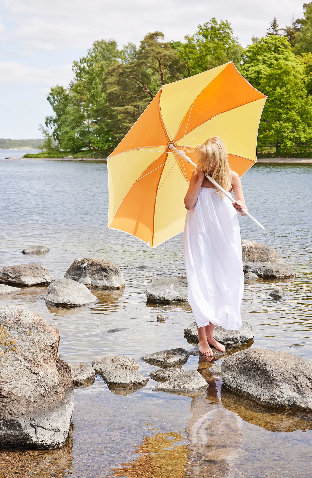 Elios parasol POP, Yellow-orange Fiam