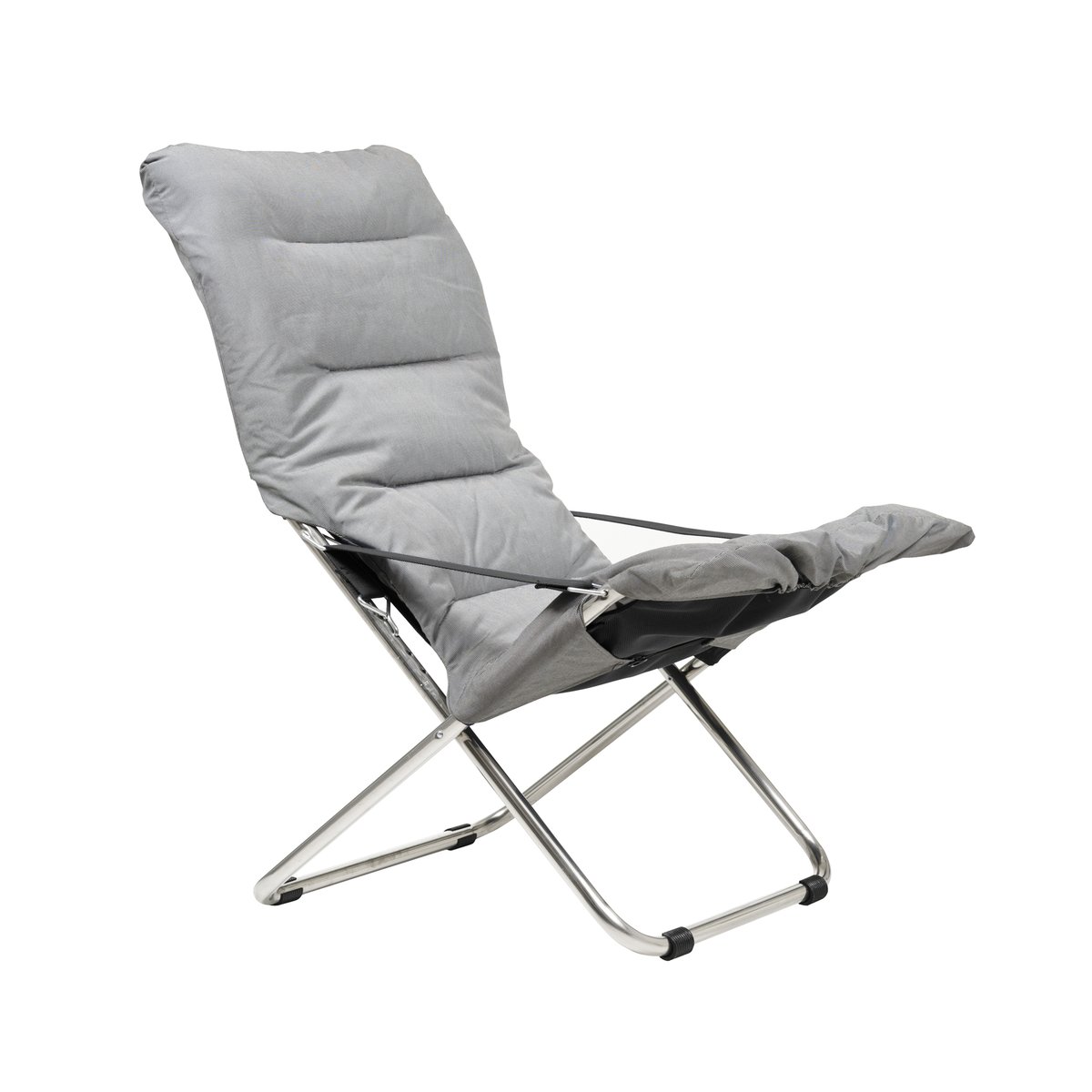 Fiam Fiesta Soft zonnestoel Stof grijs-aluminiumframe