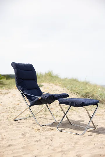 Fiesta Soft zonnestoel - stof navy, aluminium frame - Fiam