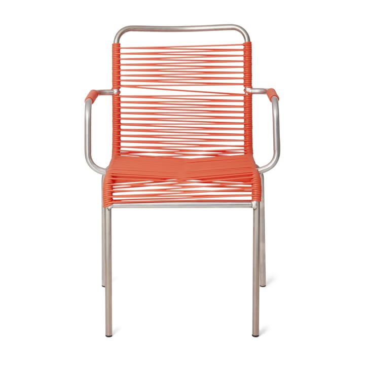 Mya armstoel aluminium, Oranje Fiam