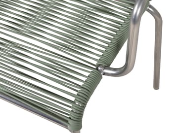 Mya armstoel aluminium - Sage green - Fiam