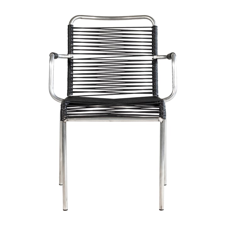 Mya armstoel aluminium, Zwart Fiam