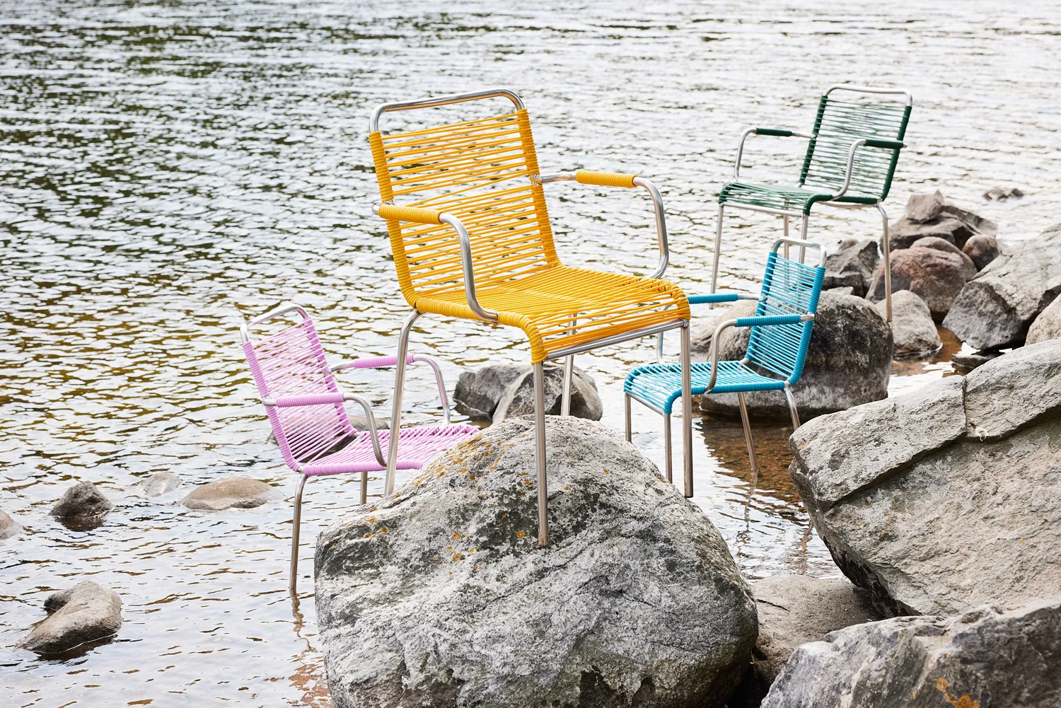 Mya Spaghetti tuinstoel, Turquo Fiam