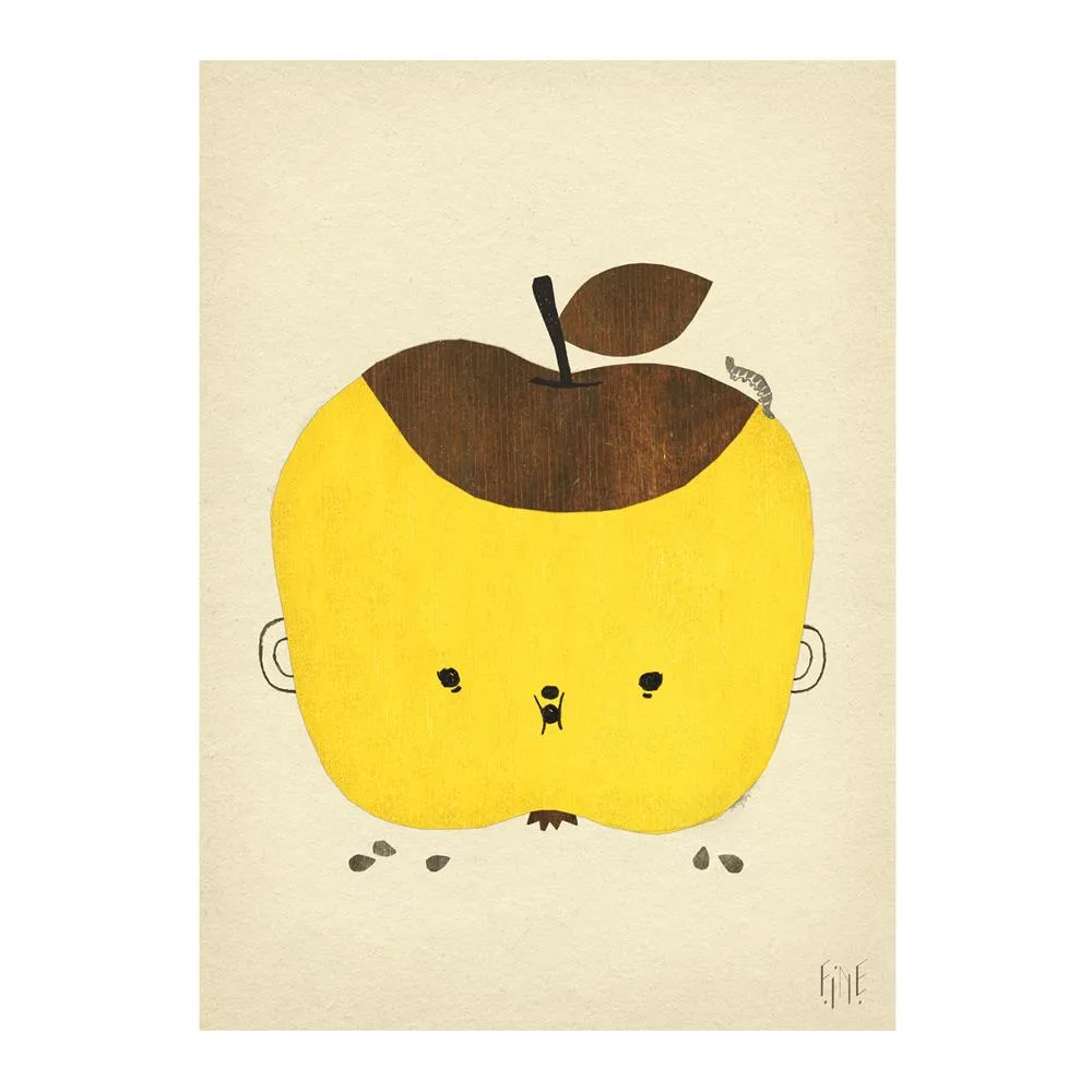 Apple Papple poster, 50 x 70 cm. Fine Little Day