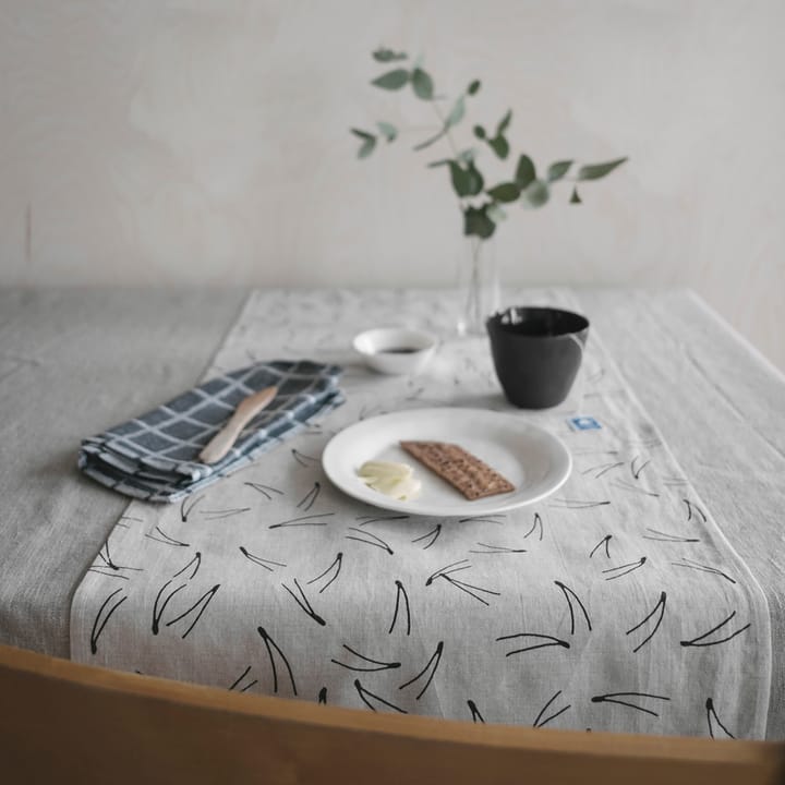 Barr tafelloper 44x137 cm, Natuur-zwart Fine Little Day