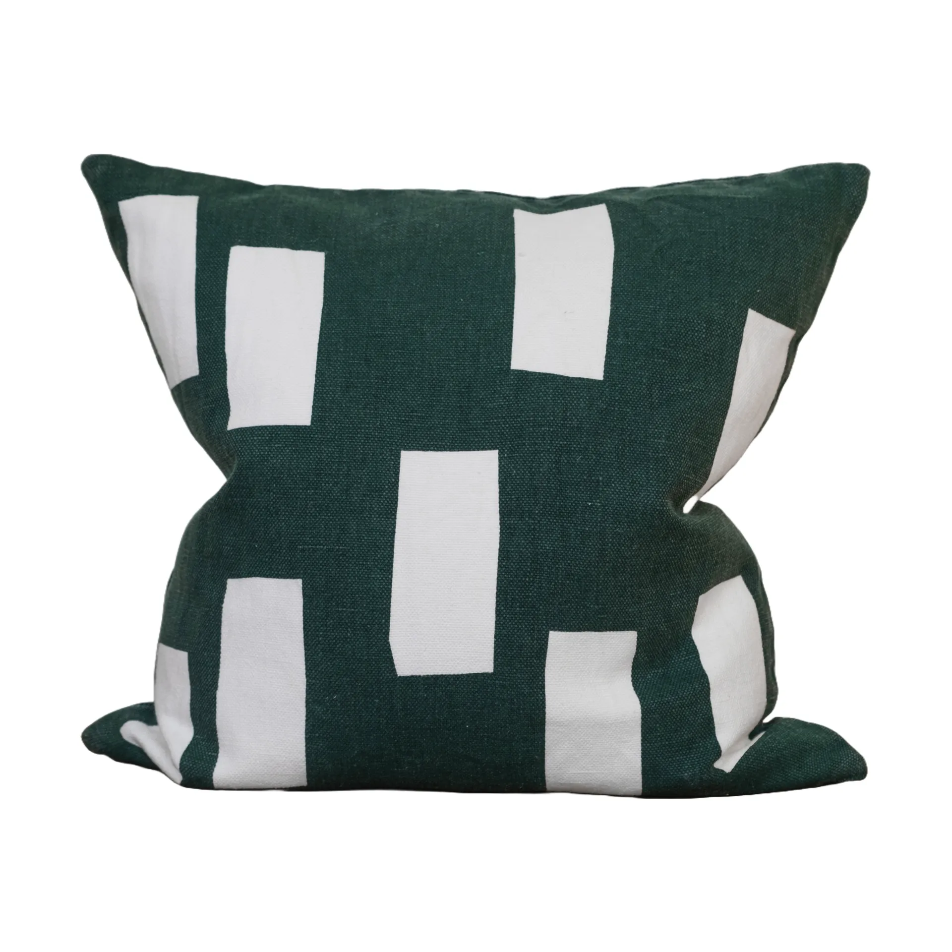 Block kussensloop 48x48 cm, Green Fine Little Day