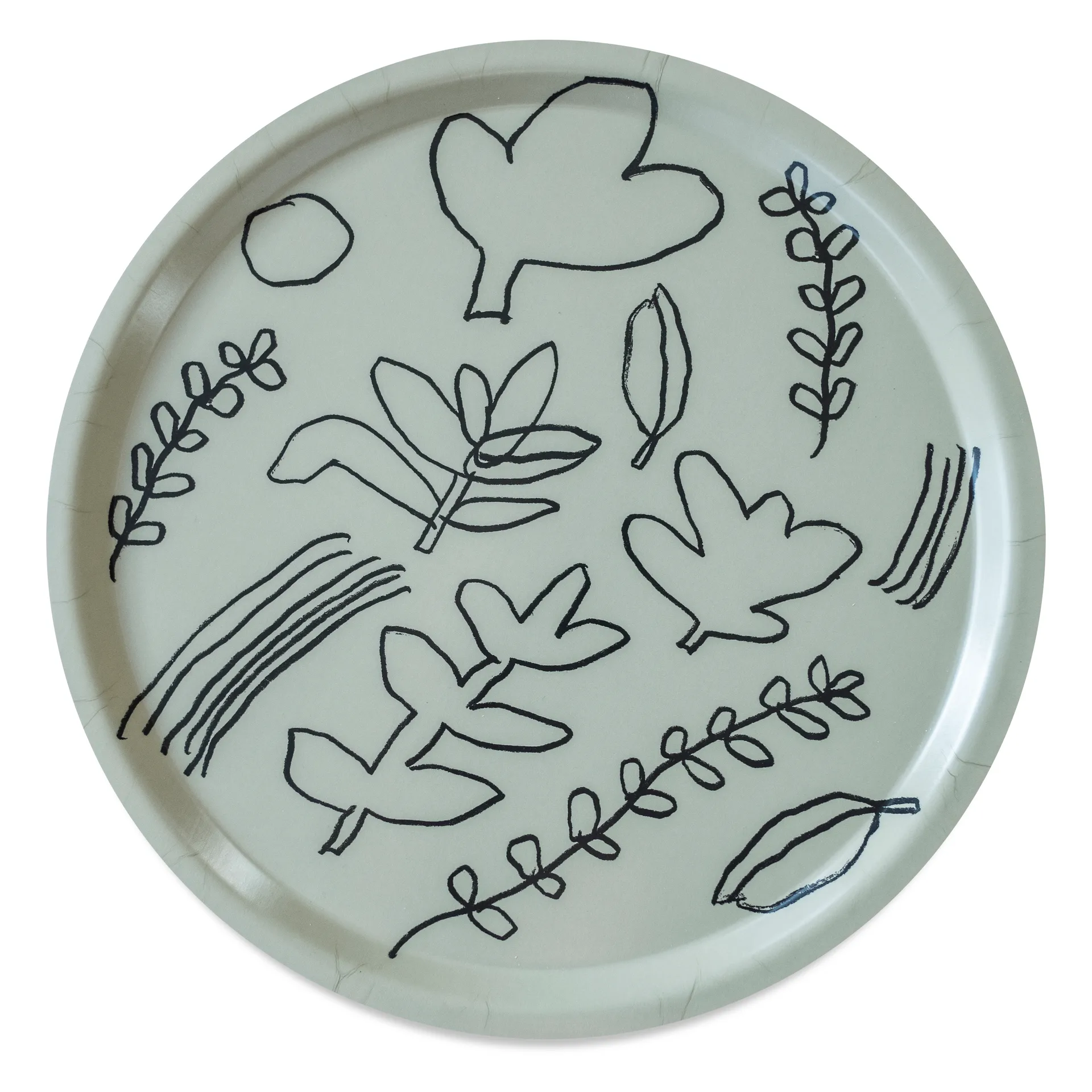 Botanic dienblad 38 cm, Olijf Fine Little Day