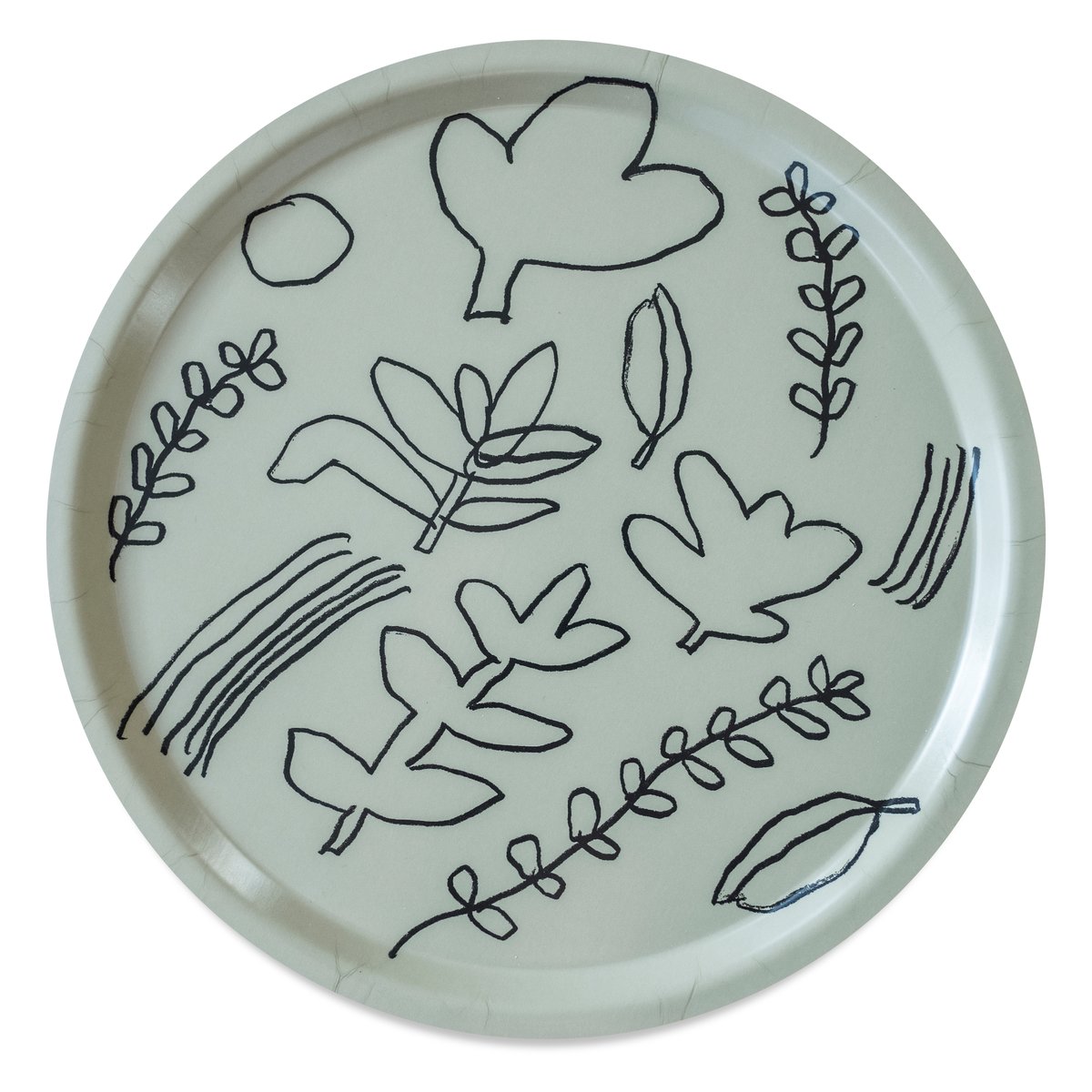 Fine Little Day Botanic dienblad 38 cm Olijf | Scandinavisch Interieur | Dienbladen | Groen