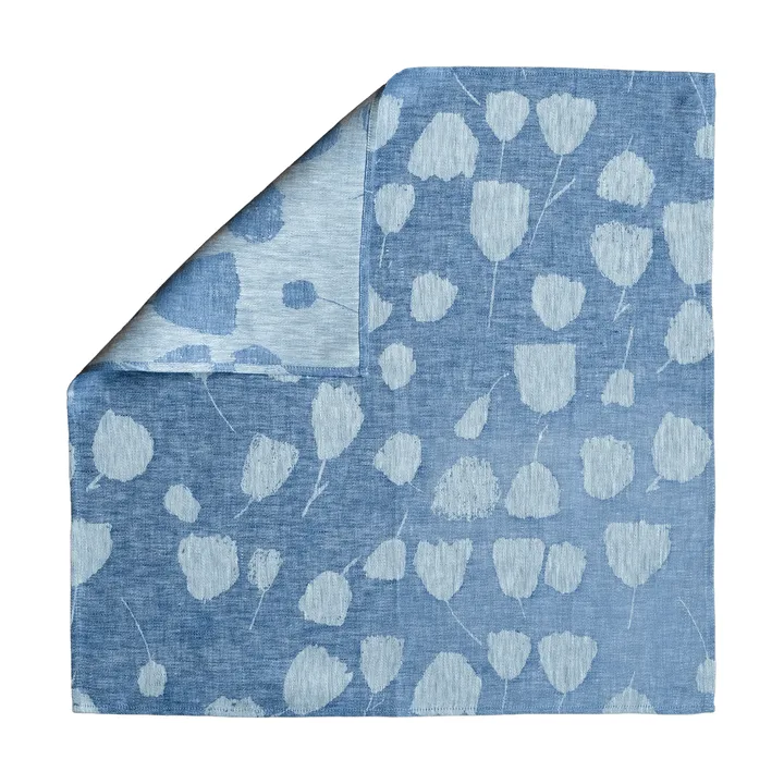Bouquet keukendoek 58x58 cm - Blauw-offwhite - Fine Little Day