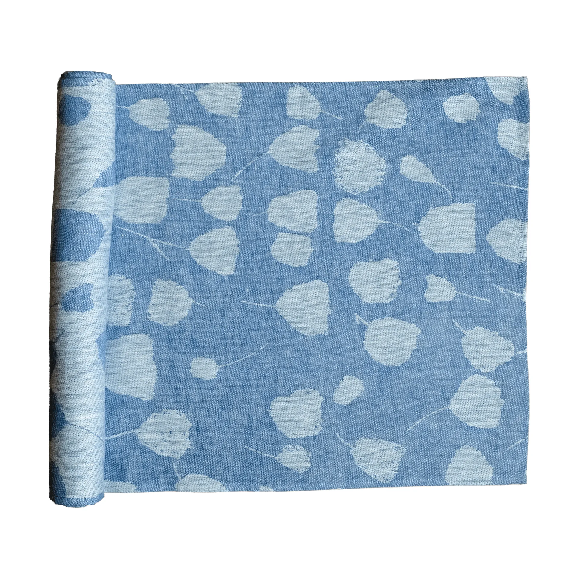 Bouquet tafelloper 150x45 cm, Blauw-offwhite Fine Little Day