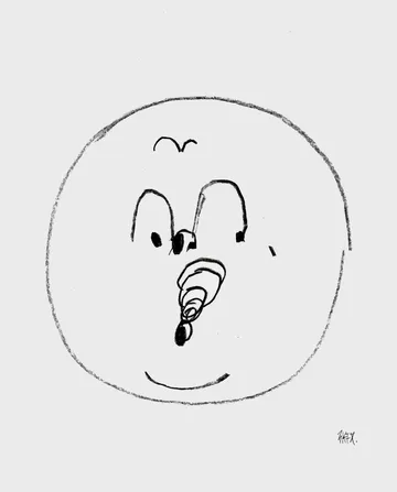 Bubbles poster 40x50 cm - Zwart-wit - Fine Little Day